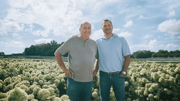 Angelo Petitti, left, pictured with his son, A.J. Petitti, right.