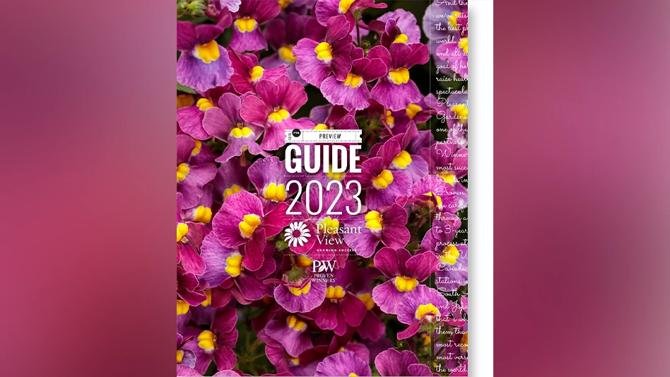 Pleasant View Gardens gives growers and retailers a glimpse into the future with 2023 Preview Guide.