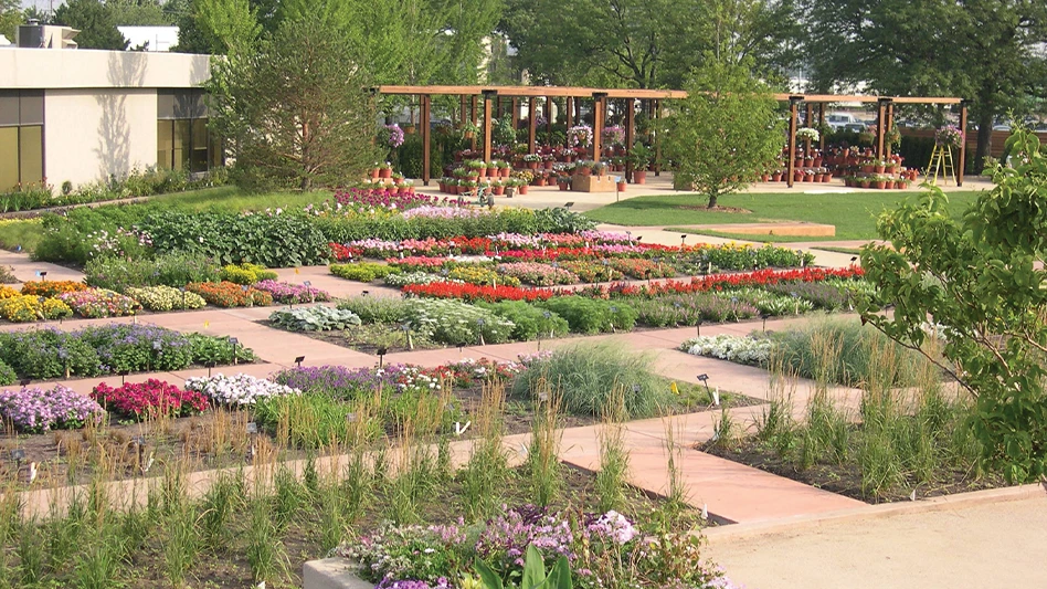 Ball Seed captured The Gardens at the height of its summer color and is sharing this unique map perspective with the industry to help the trials live on and continue to inspire.