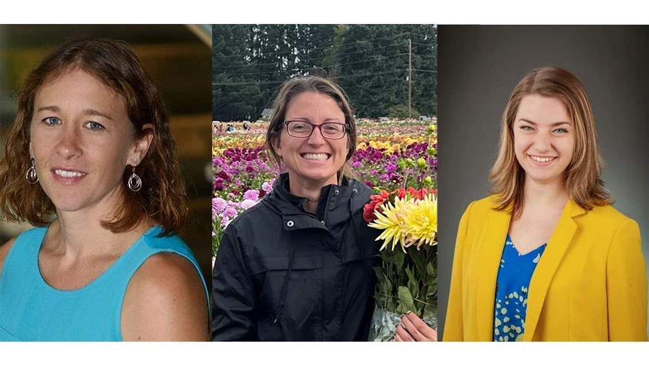 L-R: Anissa Poleatewich, Alison Reeve, Katie Gustafson